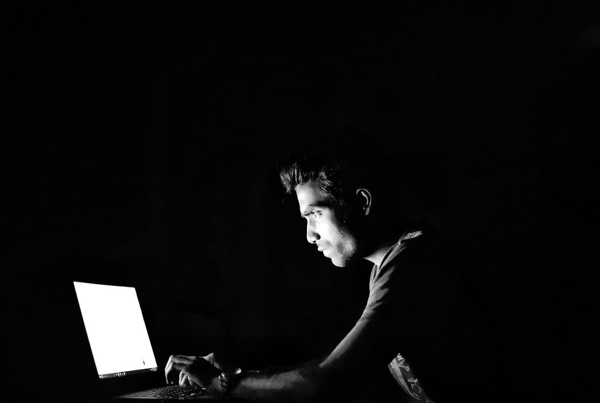 javascript code laptop