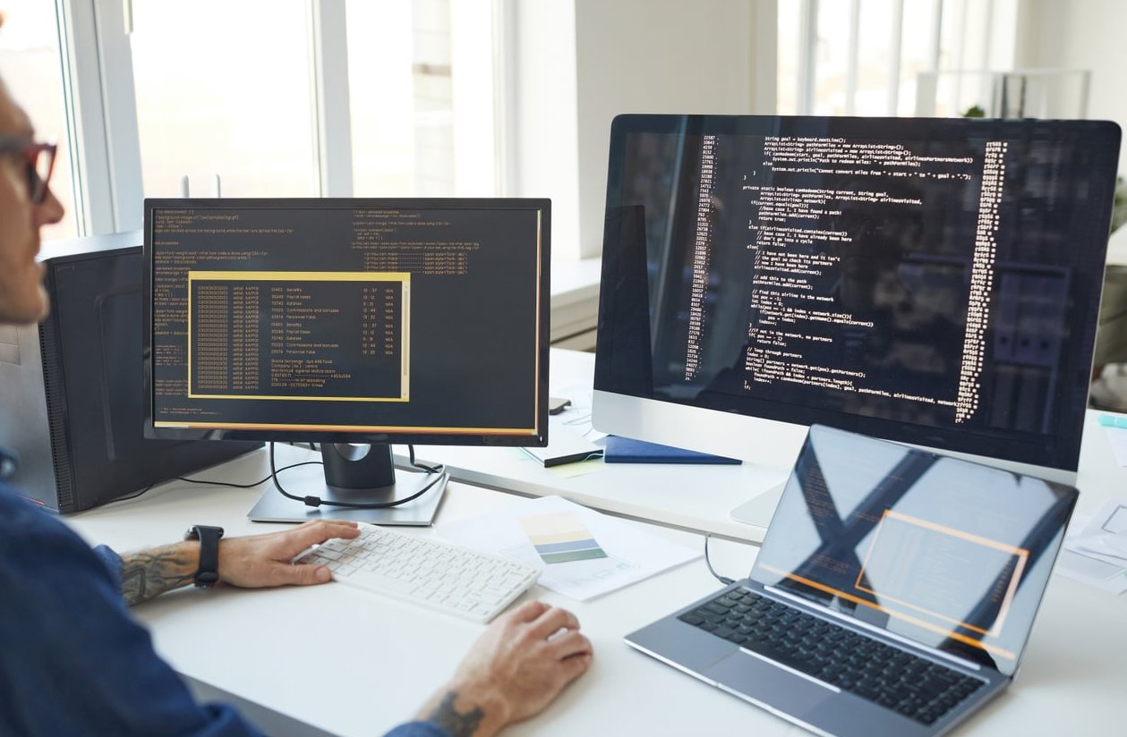 nodejs code laptop